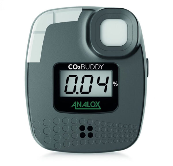 Letvægts bærbar CO2 alarm CO2Buddy fra Analox