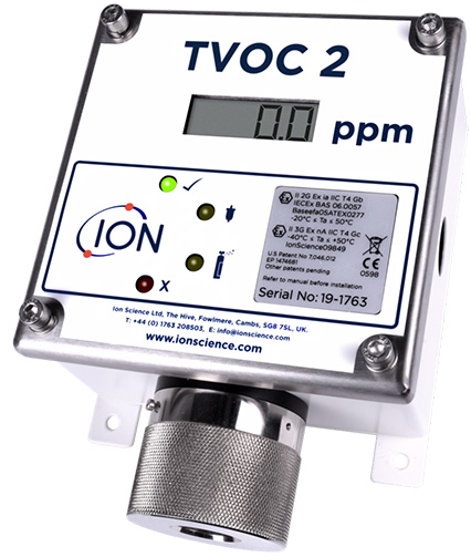 Stationær VOC detektor TVOC - fra siden