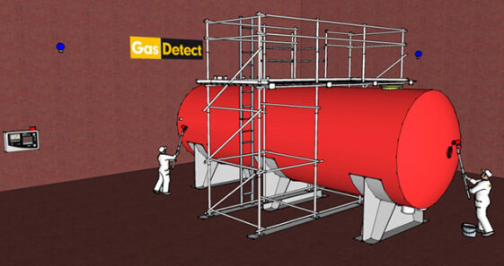 Gasdetektor til malehal - effektiv overvågning og detektering af giftige dampe