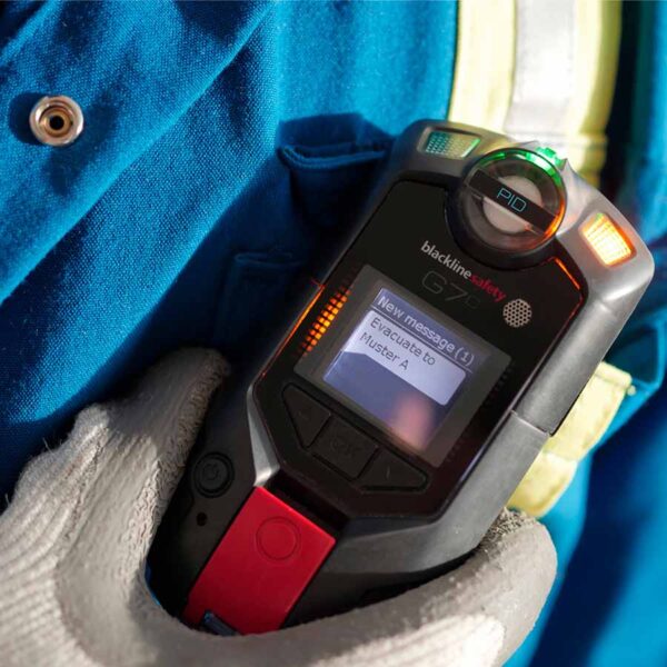 Blackline Safety G7c multigasdetektor med tøjclip